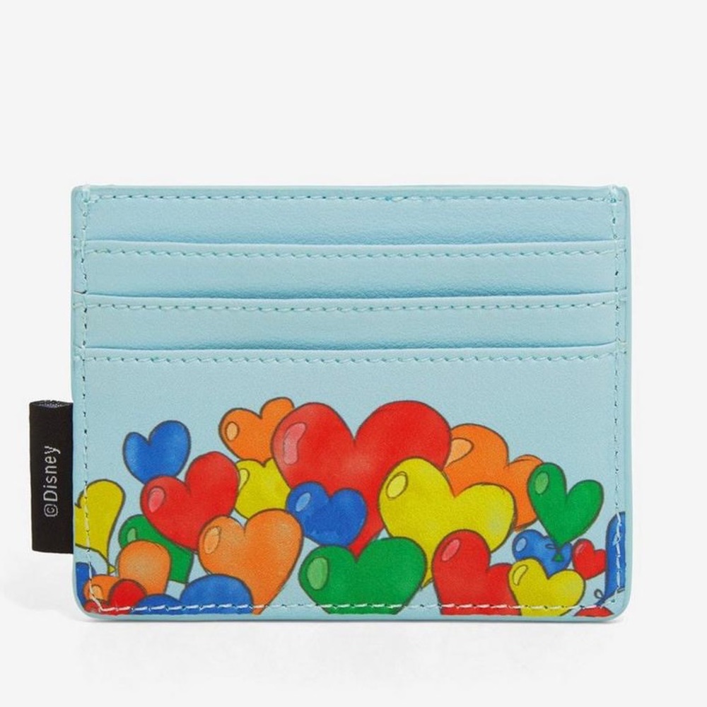 Loungefly Disney Pixar Up Carl & Ellie Heart Balloon Cardholder - Picture 2 of 3